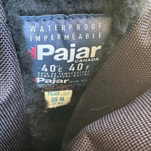 Pajar Canada Debby 2.0 Women's Size 9 Waterproof Lace up Boots Faux Fur Lined - Picture 4 of 10